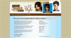 Desktop Screenshot of jemmamariessalon.com